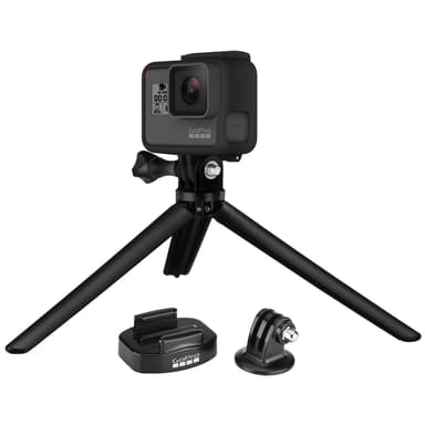 GoPro stativbeslag, quick-release-beslag og ministativ