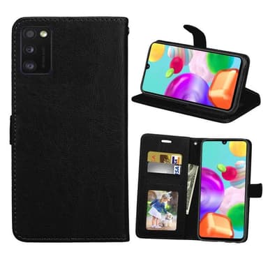 Mobil tegnebog 3 kort Samsung Galaxy A41 (SM-A415F)  - sort