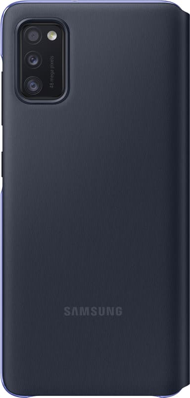 Samsung S View cover med pung Galaxy A41 (sort)