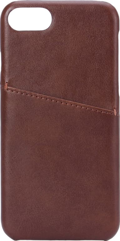 Onsala iPhone 6/7/8/SE Gen. 2 lædercover med pung (brun)