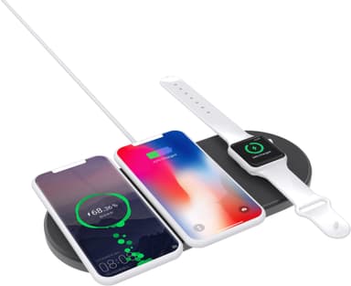 3-in-1 Trådløs Opladning Pad 30W EU Oplader