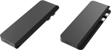 Hyperdrive 7-in-2 Duo dock til MacBook (space gray)