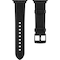 Sandstrøm Apple Watch læderstrop 42/44/45/49 mm (sort)