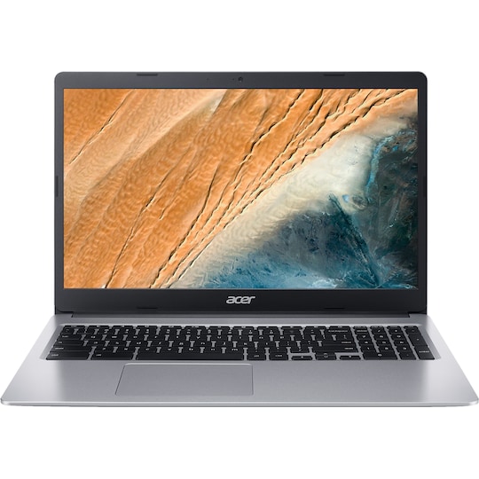 Acer Chromebook 315 15.6" bærbar computer (pure silver)