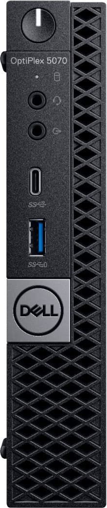Dell OptiPlex 5070 MFF mikro stationær computer (sort)
