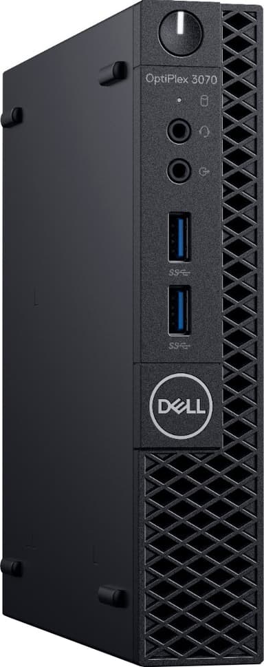 Dell OptiPlex 3070 MFF mikro stationær computer (sort)