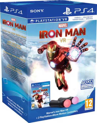PlayStation 4 Iron Man VR Move controller-pakke