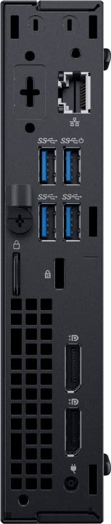 Dell OptiPlex 7070 MFF mikro stationær computer (sort)