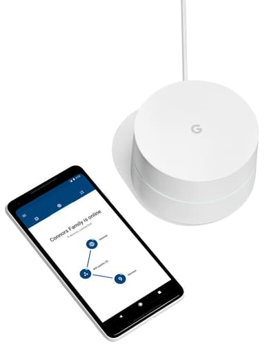 Google wi-fi mesh 1-pakke (hvid)