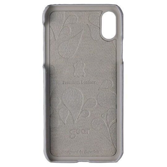 Gear Onsala iPhone X læderetui – grå