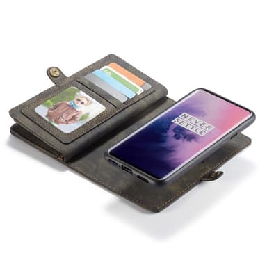OnePlus 7 Pro CASEME Aftagelig 2-i-1 etui - Grå