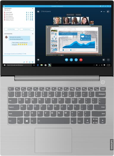 Lenovo ThinkBook 14 bærbar computer i5/16 GB (grå)