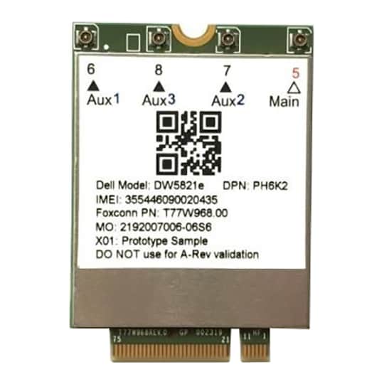 Dell Kit Qualcomm Snapdragon X20 4G LTE kort (M.2 PCIe)