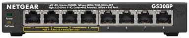 Netgear GS308P 8-ports PoE switch