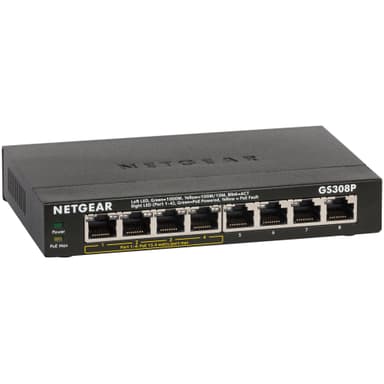 Netgear GS308P 8-ports PoE switch