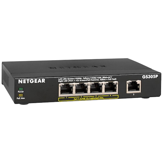 Netgear GS305P 5-ports PoE switch
