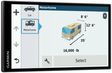 Garmin Camper 770 LMT-D GPS til campingvogn
