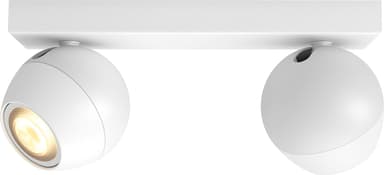 Philips Hue White Ambiance Buckram spotlysskinne (hvid/2x 5,5W GU10)