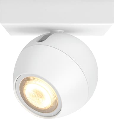 Philips Hue White Ambiance Buckram enkelt spotlys (hvidt/5,5W GU10)