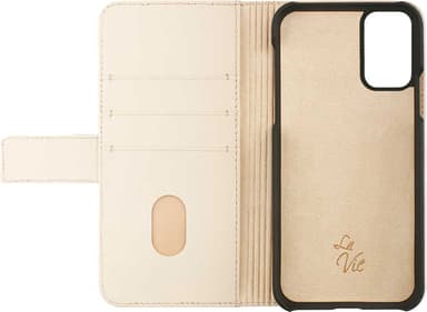 La Vie Samsung Galaxy S20 cover med pung (cream beige)