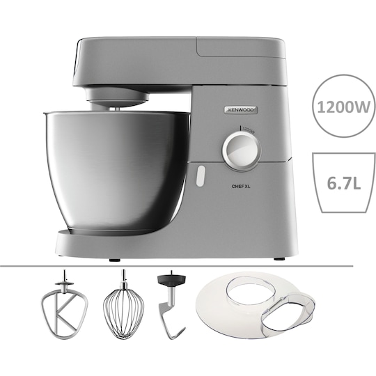 Kenwood Chef XL køkkenmaskine KVL4100S – sølv TÆNK TESTVINDER