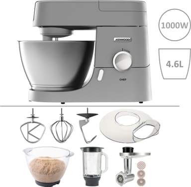Kenwood Chef køkkenmaskine KVC3173S - sølv