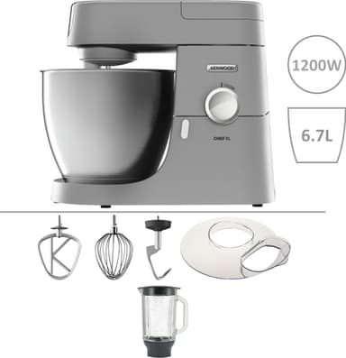Kenwood Chef XL køkkenmaskine KVL4120S - sølv TÆNK TESTVINDER