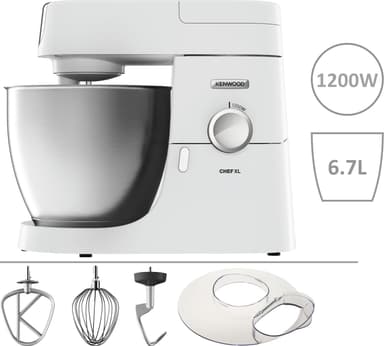 Kenwood Chef XL køkkenmaskine KVL4100W - hvid TÆNK TESTVINDER