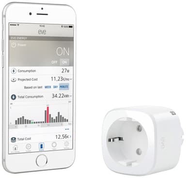 Eve Energy trådløse sensor og strømmåler