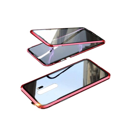 Mobilafdækning med dobbeltsidet hærdet glas Xiaomi Redmi Note 8P - Rød