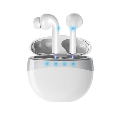 Trådløse in-ear hovedtelefoner med opladningsetui - hvid