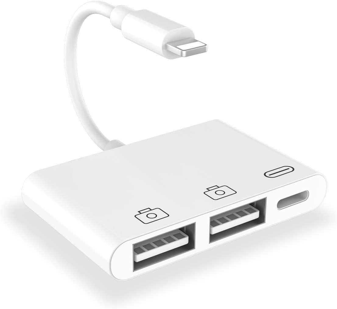 3-i-1 Dual USB til Apple / Lightning | Elgiganten