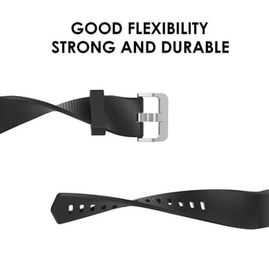 Armbånd til Fitbit Charge 2 - Sort L