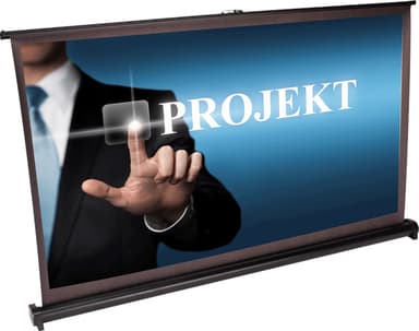 Projektorlærred 40"" med bordstativ