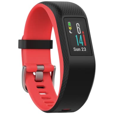 Garmin Vivosport aktivitetsur S/M (sort/fuchsia)