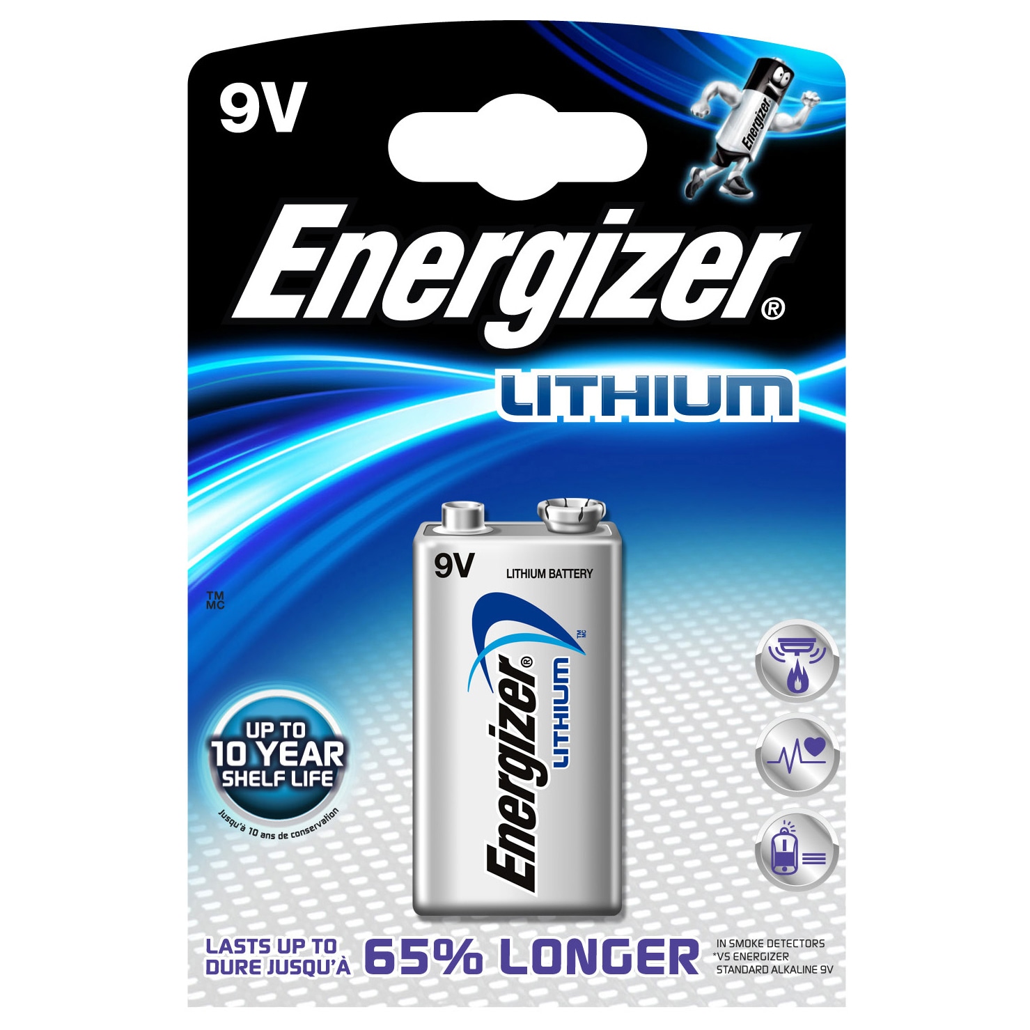 Energizer universalt 9V batteri thumbnail