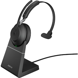 Jabra Evolve2 65 L380a MS Mono headset med opladerstander (sort)