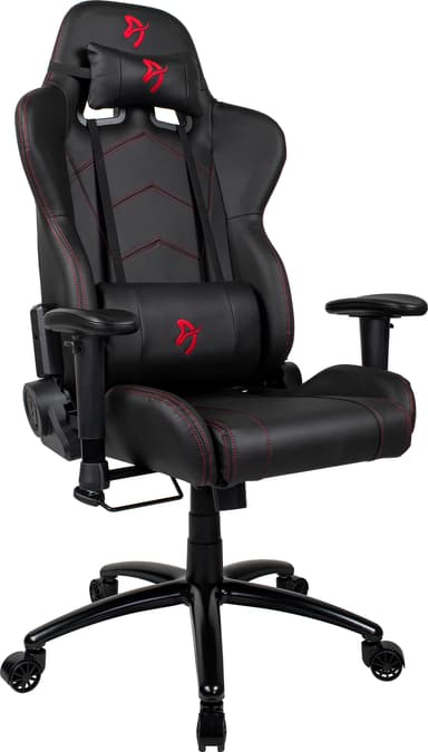 Arozzi Inizio PU gaming stol (sort/rød)