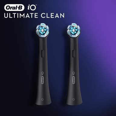 Oral-B iO Ultimate Clean tandbørste refill IOREFILL2BK (sort)