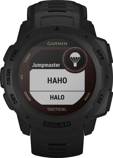 Garmin Instinct Solar Tactical Edition Sort - Sportsur