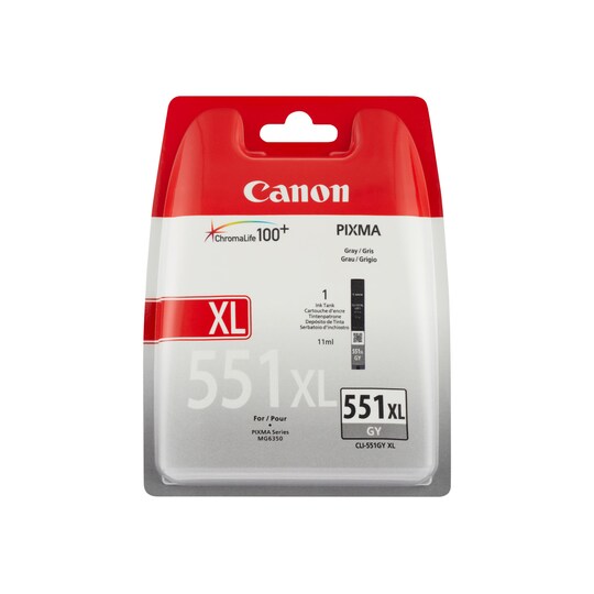 Canon CLI-551GY XL - Højtydende - grå - original - blækbeholder