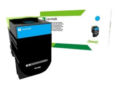Lexmark 702HCE - Højtydende - cyan - original - tonerpatron - Lexmark Corporate
