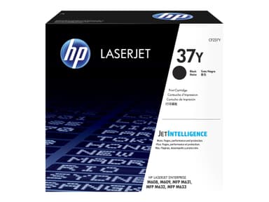 HP 37Y - Særlig høj ydelse - sort - original - LaserJet - tonerpatron (CF237Y)