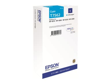 Epson T7562 - L størrelse - cyan - original - blækpatron