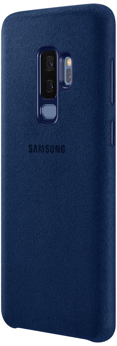 Samsung Galaxy S9 Plus Alcantara cover (blå)