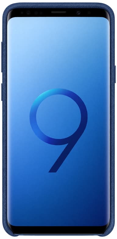Samsung Galaxy S9 Plus Alcantara cover (blå)