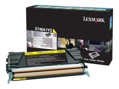 Lexmark - gul - original - tonerpatron - LCCP, LRP