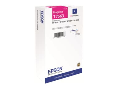 Epson T7563 - L størrelse - magenta - original - blækpatron