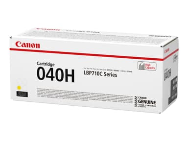 Canon 040 H - høj kapacitet - gul - original - tonerpatron