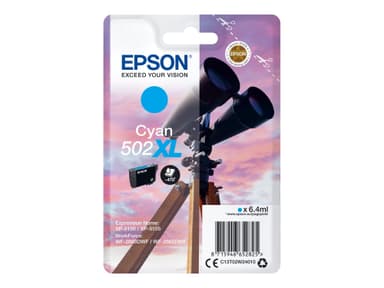 Epson 502XL - høj kapacitet - cyan - original - blækpatron
